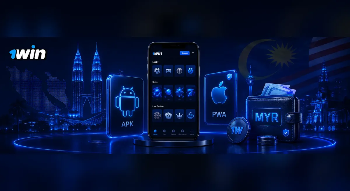 1win app Malaysia hero banner for Android and iOS download