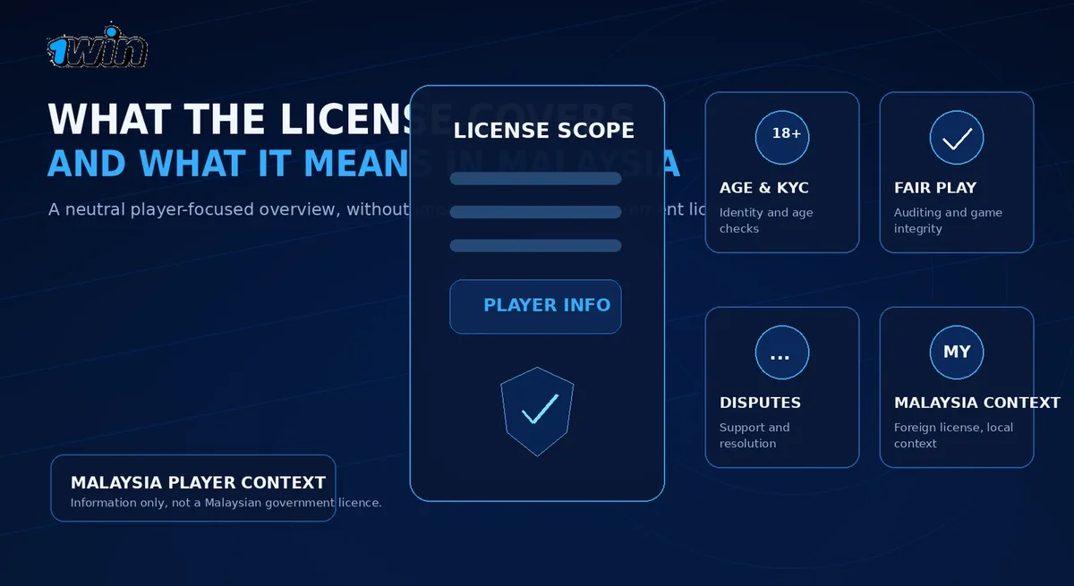 1win Curacao license scope and what it means for a Malaysia player